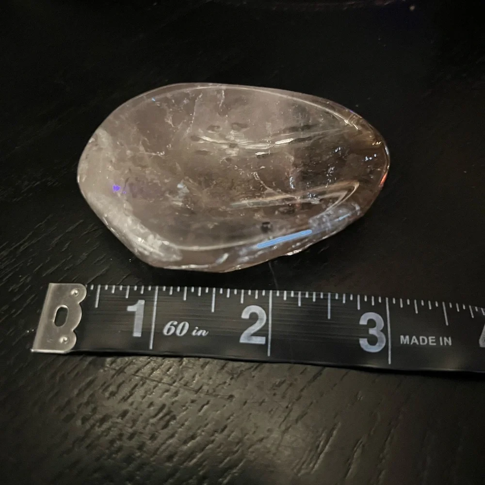 Smokey Quartz Irregular Crystal Dish Bowl